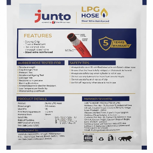 Junto LPG Hose. - Image 2